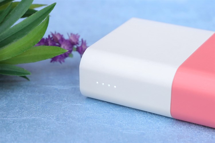 Pin sạc dự phòng Polymer 10.000 mAh AVA Pilot Màu Hồng