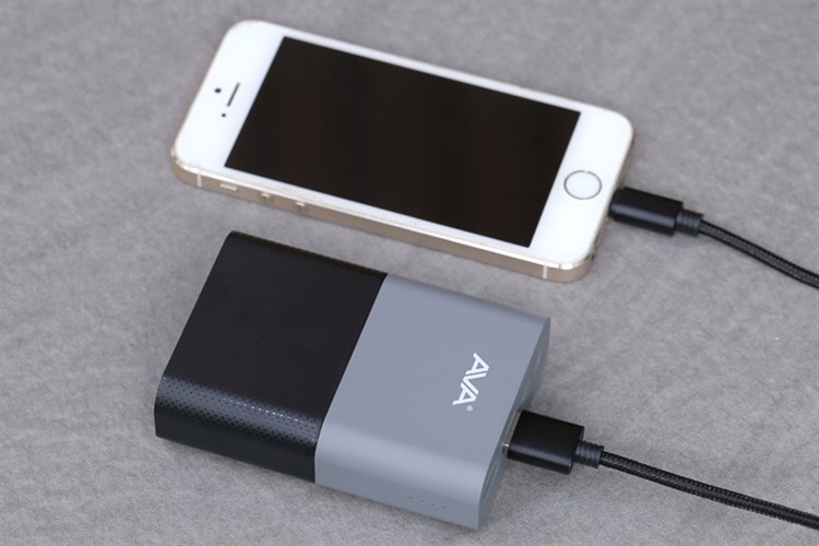 Pin sạc dự phòng Polymer 10.000 mAh AVA Pilot Màu Xám
