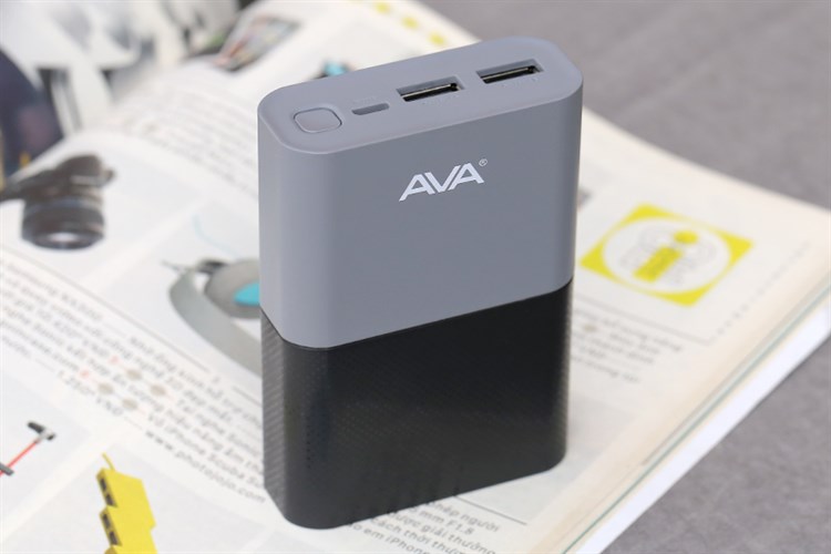 Pin sạc dự phòng Polymer 10.000 mAh AVA Pilot Màu Xám
