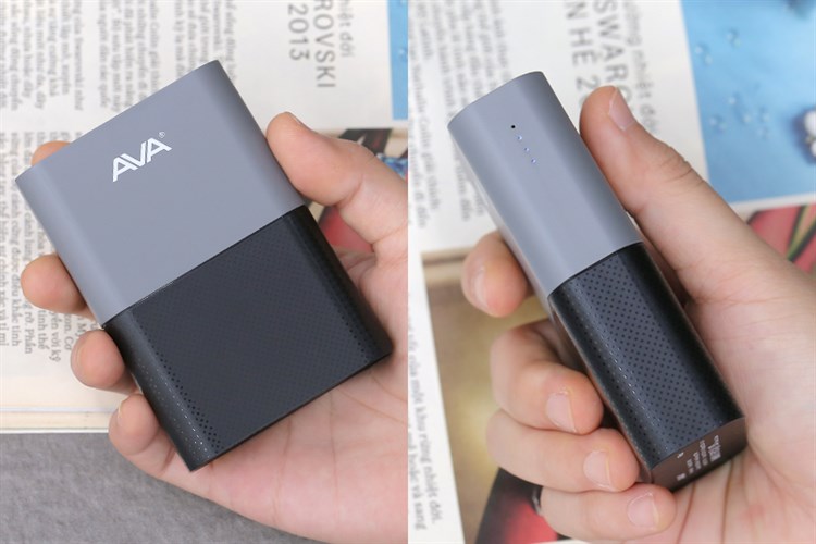 Pin sạc dự phòng Polymer 10.000 mAh AVA Pilot Màu Xám