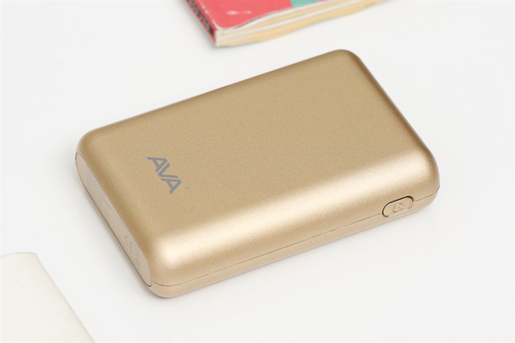 Pin sạc dự phòng 7.500 mAh AVA LA 10K-1 Màu Vàng đồng