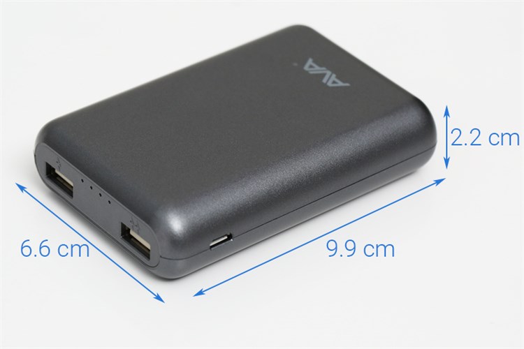 Pin sạc dự phòng 7.500 mAh AVA LA 10K-1 Màu Xám