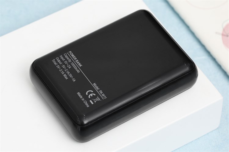 Pin sạc dự phòng Polymer 10.000mAh AVA PA W11 X Màu Đen