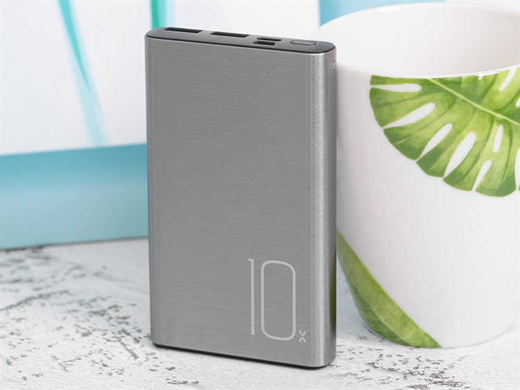 Pin sạc dự phòng Polymer 10.000 mAh Type C 12W Xmobile PJ JP190ST Màu Xám