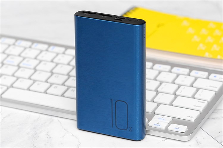 Pin sạc dự phòng Polymer 10.000 mAh Type C 12W Xmobile PJ JP190ST Màu Xanh dương đậm