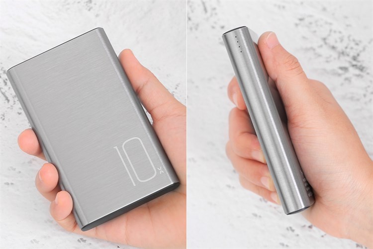 Pin sạc dự phòng Polymer 10.000 mAh Type C 12W Xmobile PJ JP190ST Màu Xám