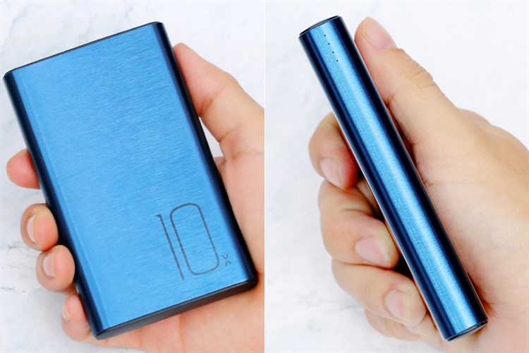 Pin sạc dự phòng Polymer 10.000 mAh Type C 12W Xmobile PJ JP190ST Màu Xanh dương đậm