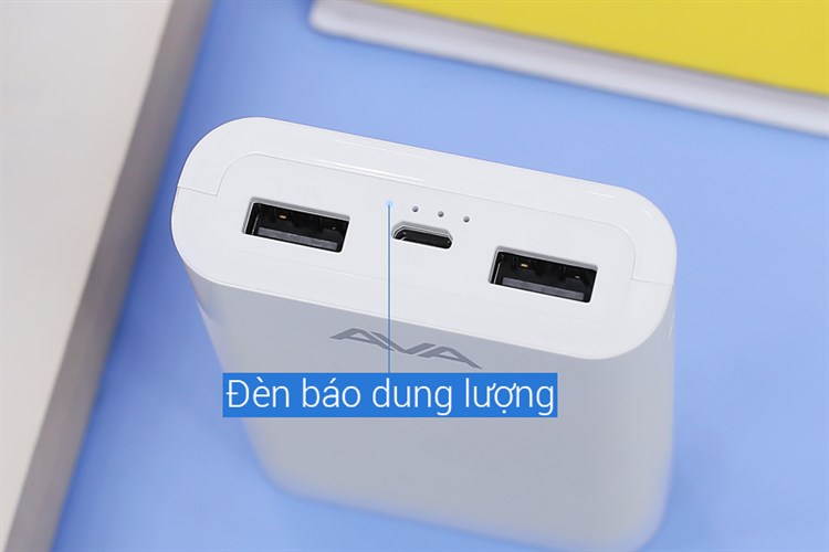 Pin sạc dự phòng 7.500 mAh 10W AVA LJ JP195 Màu Trắng