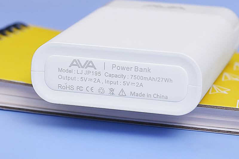 Pin sạc dự phòng 7.500 mAh 10W AVA LJ JP195 - 11