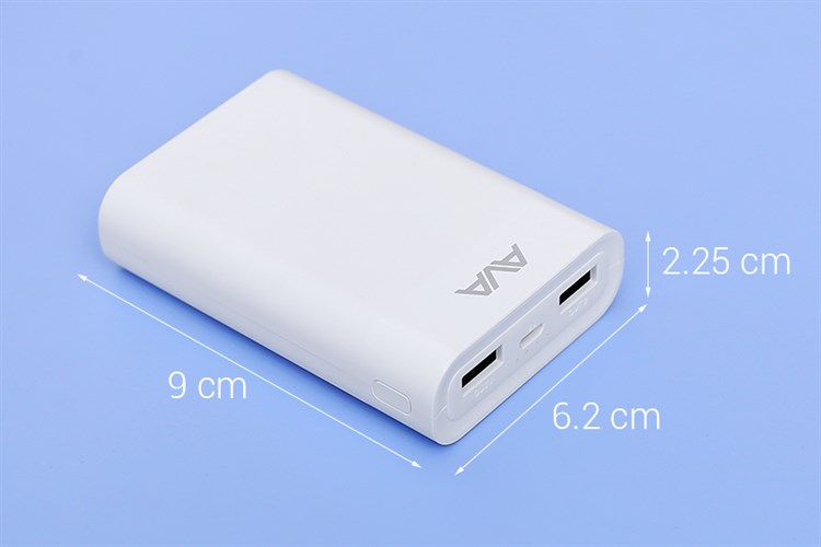 Pin sạc dự phòng 7.500 mAh 10W AVA LJ JP195 Màu Trắng
