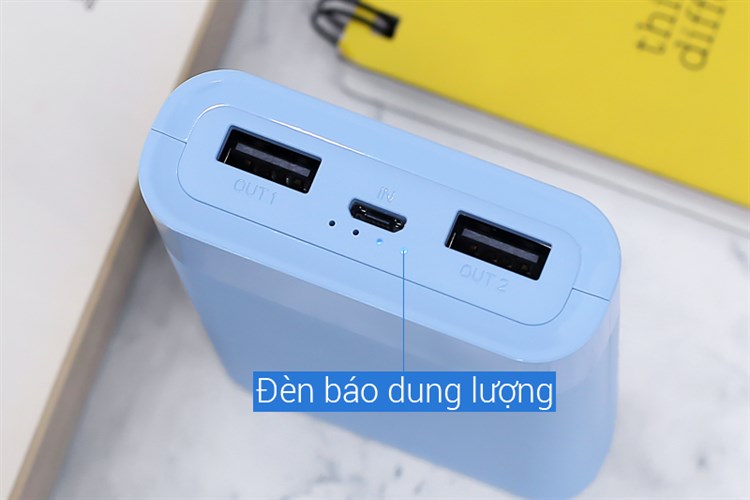 Pin sạc dự phòng 7.500 mAh 10W AVA LJ JP195 Màu Xanh Dương