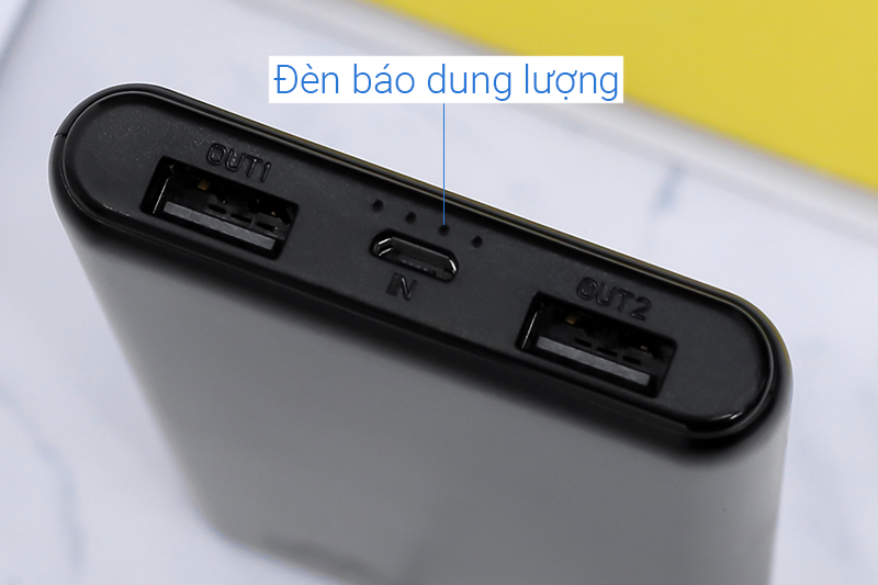 Pin sạc dự phòng Polymer 10.000 mAh 10W AVA PJ JP196 Màu Đen