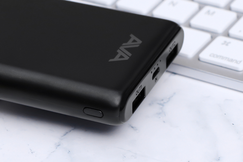 Pin sạc dự phòng Polymer 10.000 mAh 10W AVA PJ JP196 Màu Đen