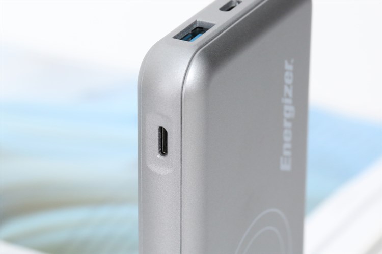Pin sạc dự phòng không dây Polymer 10.000 mAh Type C PD QC3.0 Energizer QE10007PQ Màu Xám