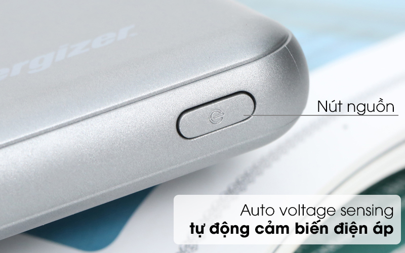 Có công nghệ hiện đại - Pin sạc dự phòng không dây Polymer 10.000 mAh Type C PD QC3.0 Energizer QE10007PQ Xám