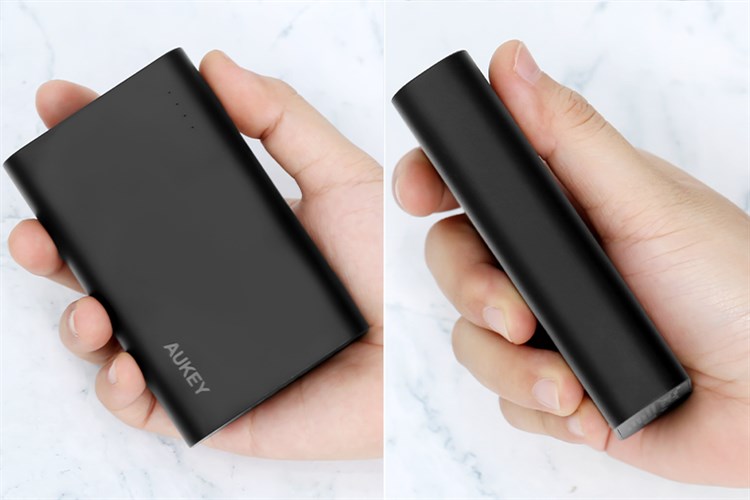 Pin sạc dự phòng Polymer 10.000 mAh Type C PD QC3.0 AUKEY PB-XD12 Màu Đen