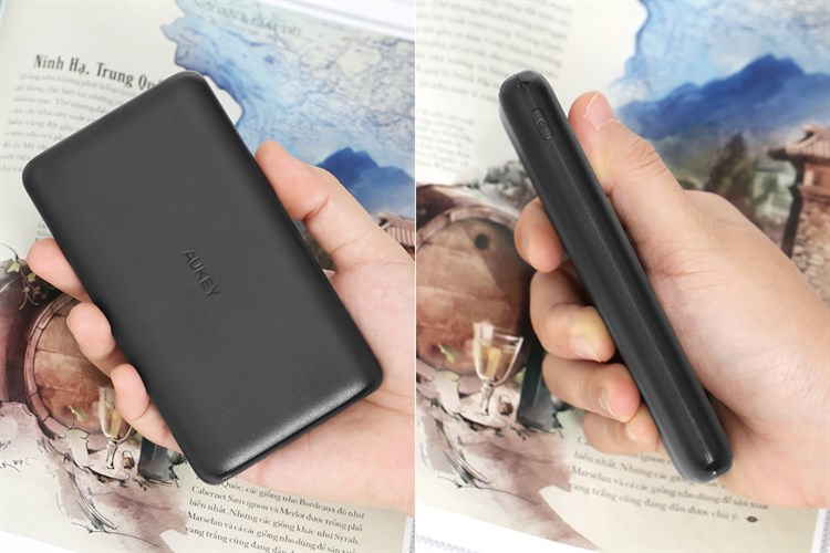 Pin sạc dự phòng Polymer 10.000 mAh Type C AUKEY PB-XN10 Màu Đen