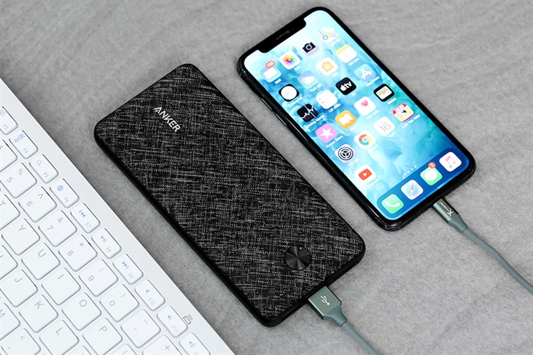 Pin sạc dự phòng Polymer 20.000 mAh Type C Anker PowerCore Metro Essential A1268 Màu Đen
