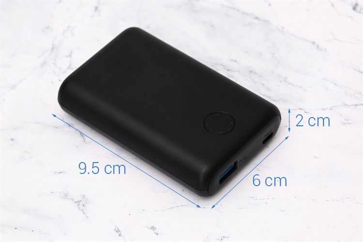 Pin sạc dự phòng 10.000 mAh PowerIQ 2.0 Anker PowerCore II A1230 Màu Đen