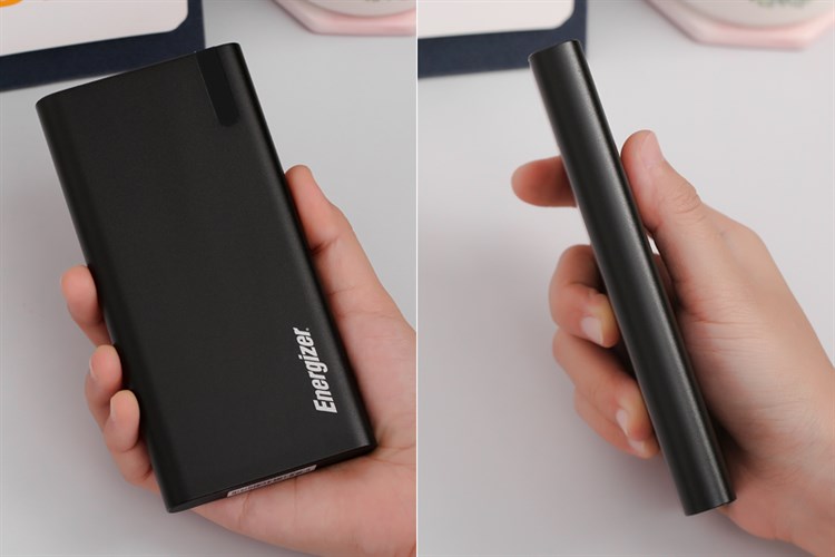 Pin sạc dự phòng Polymer 10.000 mAh Type C PD QC3.0 18W Energizer UE10047PQ Màu Đen