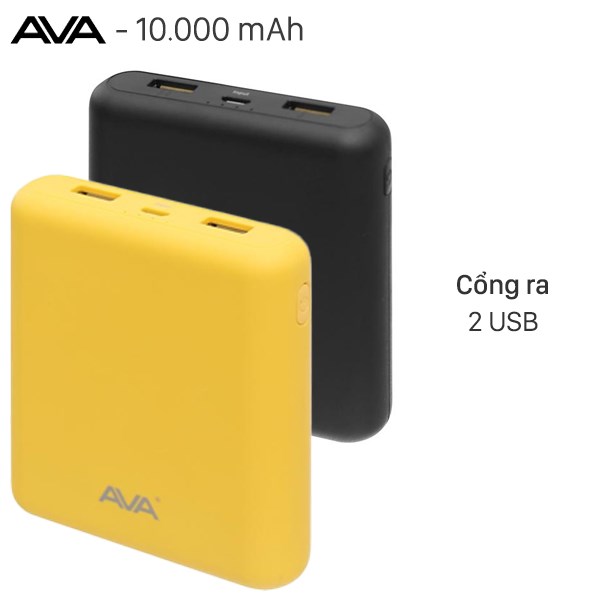 Pin sạc dự phòng 10.000 mAh AVA LA Y65