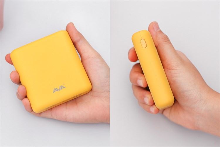 Pin sạc dự phòng 10.000 mAh 10.5W AVA LA Y65 Màu Vàng
