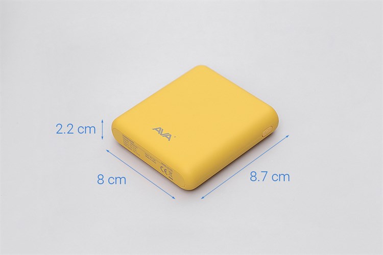 Pin sạc dự phòng 10.000 mAh 10.5W AVA LA Y65 Màu Vàng