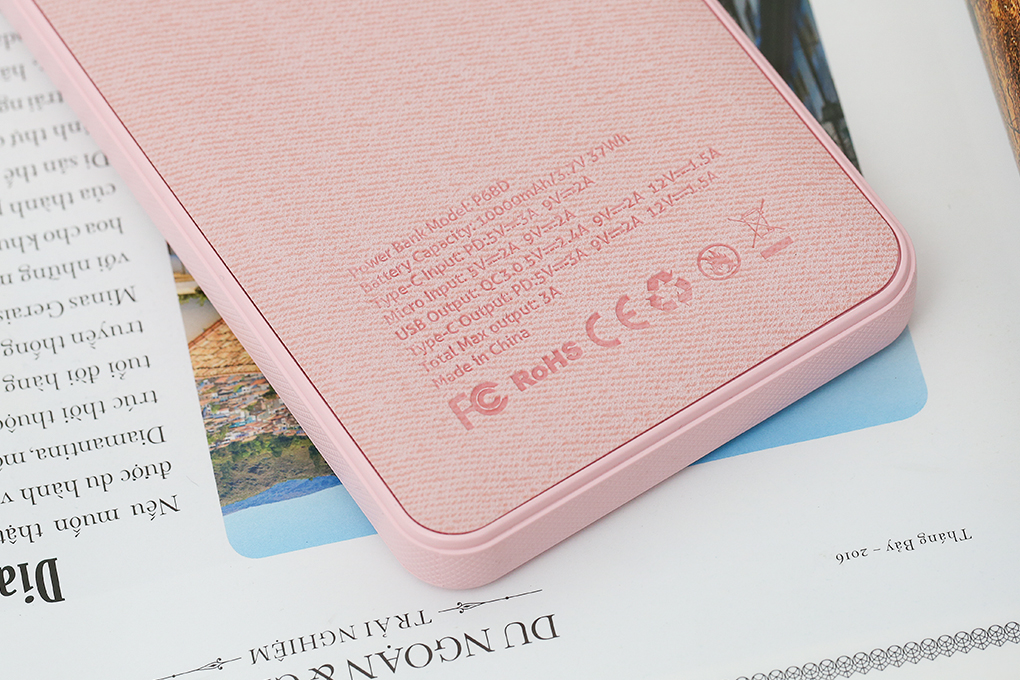 Pin sạc dự phòng Polymer 10.000 mAh Type C PD QC3.0 18W Xmobile P68D - 10