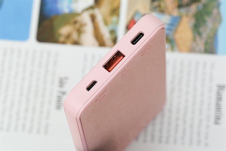 Pin sạc dự phòng Polymer 10.000 mAh Type C PD QC3.0 18W Xmobile P68D Màu Hồng