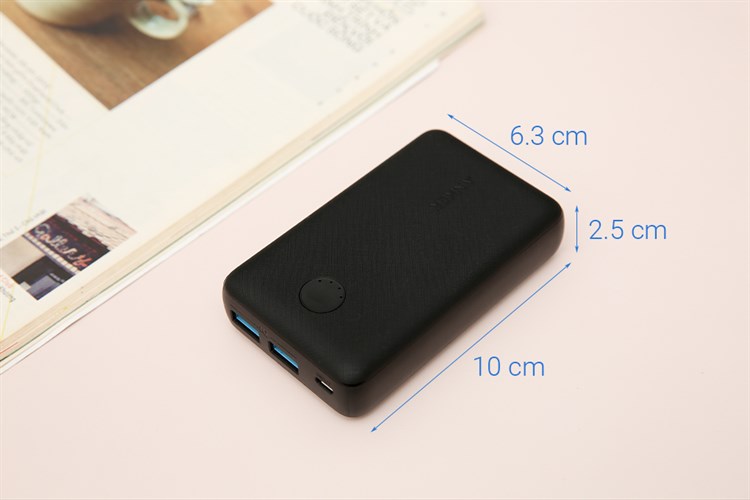 Pin sạc dự phòng 10.000 mAh Anker PowerCore Select A1223 Màu Đen