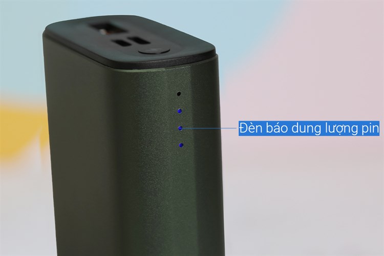 Pin sạc dự phòng Polymer 10.000 mAh Type C PD QC3.0 18W Xmobile PowerSlim PJ JP213 Màu Xanh rêu