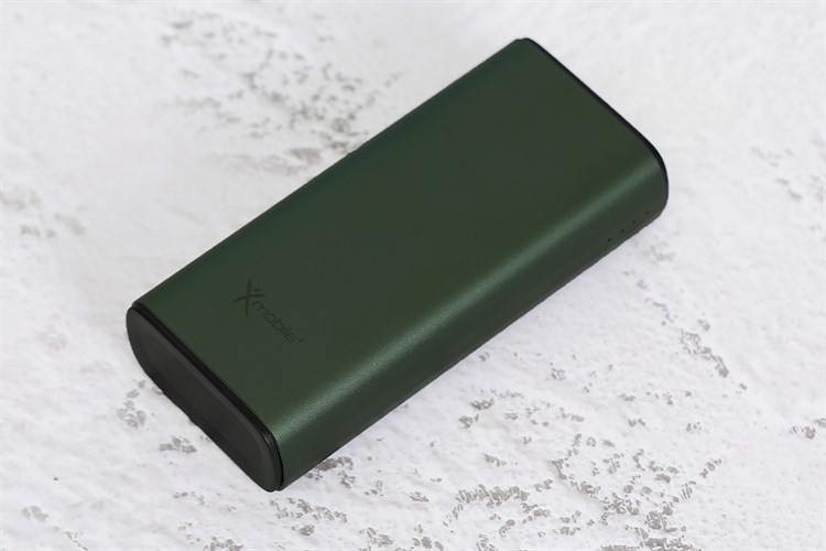 Pin sạc dự phòng Polymer 10.000 mAh Type C PD QC3.0 18W Xmobile PowerSlim PJ JP213 Màu Xanh rêu
