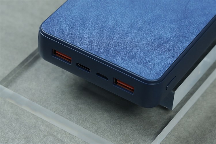 Pin sạc dự phòng Polymer 20.000 mAh Type C PD QC3.0 18W Xmobile PowerBox P69D Màu Xanh Navy