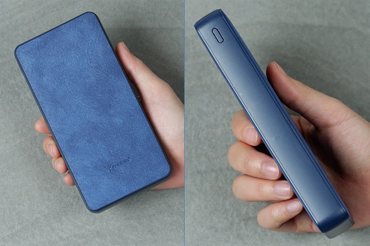 Pin sạc dự phòng Polymer 20.000 mAh Type C PD QC3.0 18W Xmobile PowerBox P69D Màu Xanh Navy