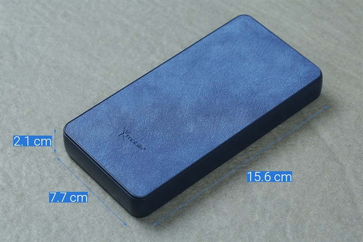 Pin sạc dự phòng Polymer 20.000 mAh Type C PD QC3.0 18W Xmobile PowerBox P69D Màu Xanh Navy