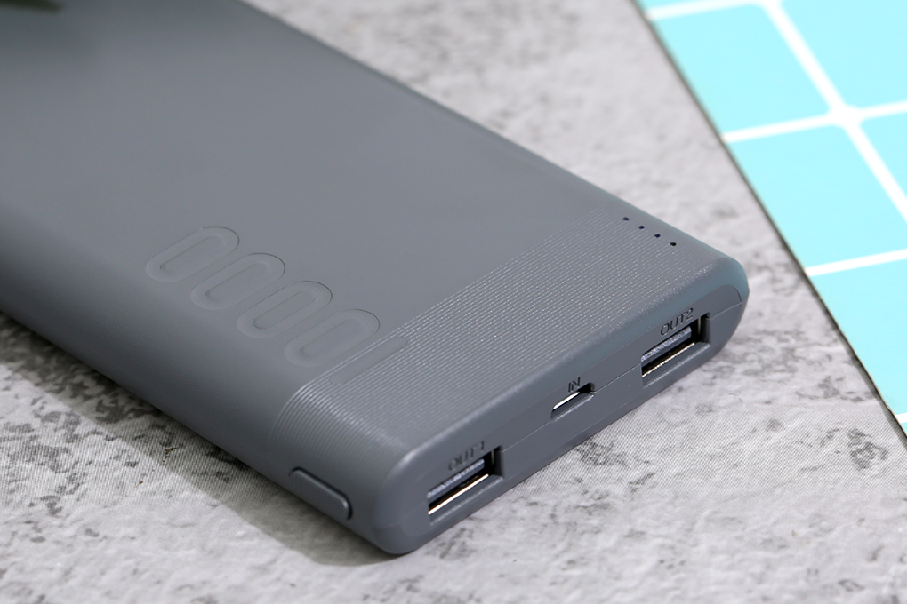 Pin sạc dự phòng Polymer 10.000 mAh AVA PJ JP207 Màu Xám