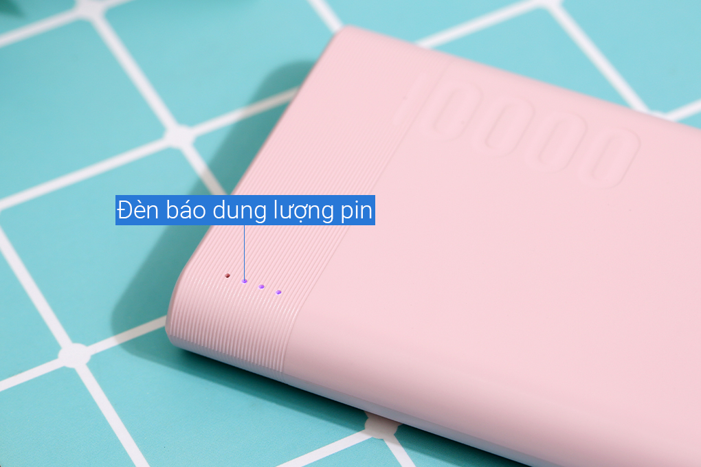 Pin sạc dự phòng Polymer 10.000 mAh AVA PJ JP207 Màu Hồng