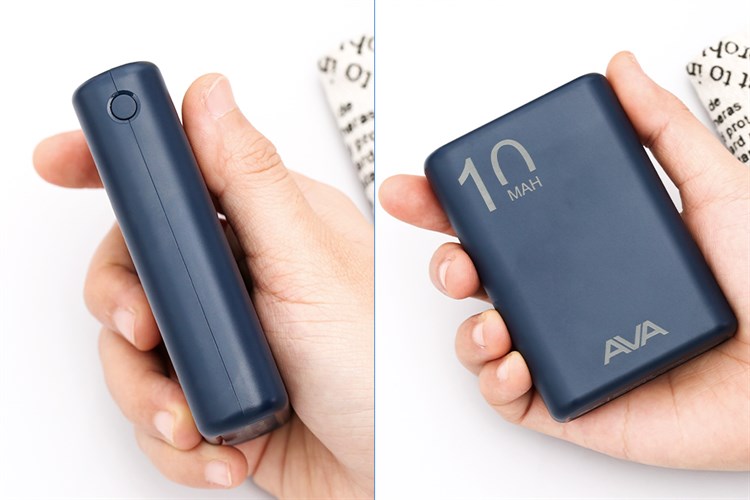 Pin sạc dự phòng Polymer 10.000 mAh AVA PJ JP191S Màu Xanh Navy