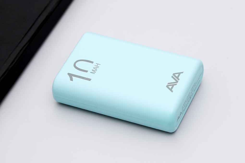 Pin sạc dự phòng Polymer 10.000 mAh AVA PJ JP191S Màu Xanh ngọc