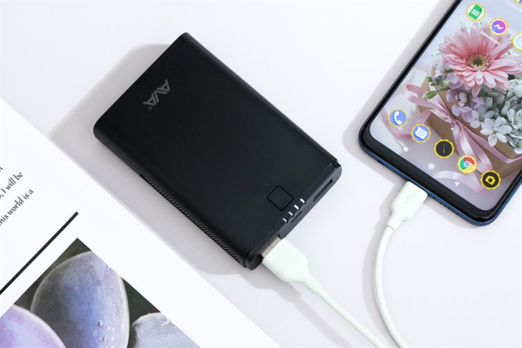 Pin sạc dự phòng 7500 mAh AVA DS630 Màu Đen