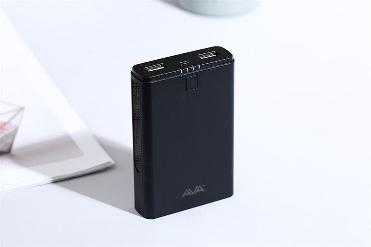 Pin sạc dự phòng 7500 mAh 10.5W AVA DS630 Màu Đen