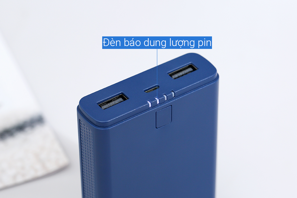 Pin sạc dự phòng 7500 mAh 10.5W AVA DS630 Màu Xanh Navy