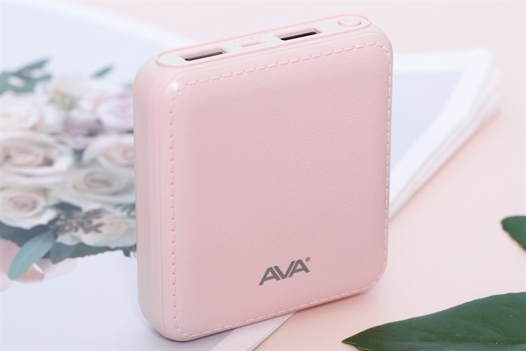 Pin sạc dự phòng 7500 mAh 10W AVA DS004 Màu Hồng