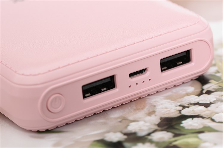 Pin sạc dự phòng 7500 mAh 10W AVA DS004 Màu Hồng