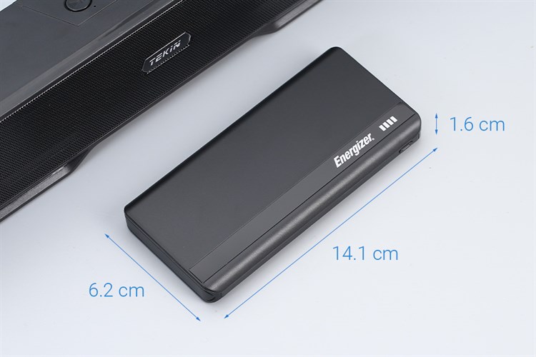 Pin sạc dự phòng Polymer 10.000 mAh Type C Energizer UE10054BK Màu Đen