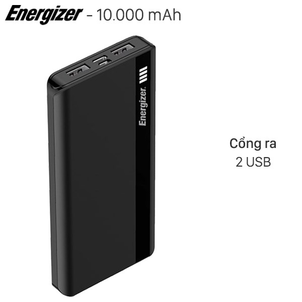 Pin sạc dự phòng Polymer 10.000 mAh Type C Energizer UE10054BK