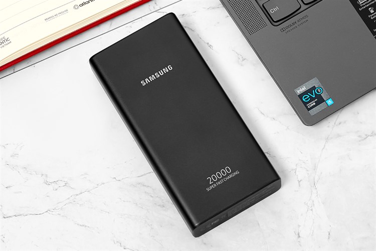 Pin sạc dự phòng 20.000 mAh Type C PD 25W Samsung EB-P5300 Màu Đen