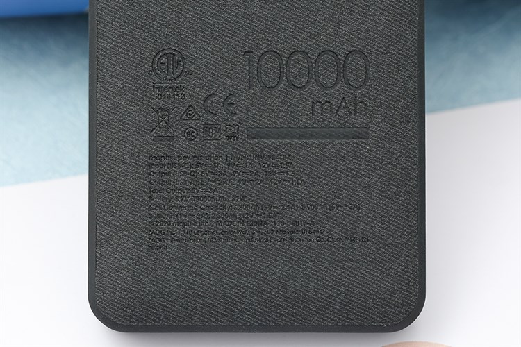 Pin sạc dự phòng Polymer 10.000 mAh Type C PD Mophie Powerstation XL Màu Đen