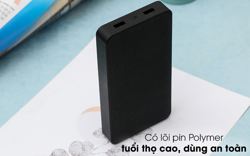 Pin sạc dự phòng Polymer 20.000mAh Type C PD Mophie Powerstation Đen - Lõi pin Polymer Pin sạc dự phòng Polymer 20.000mAh Type C PD Mophie Powerstation Đen - Lõi pin Polymer