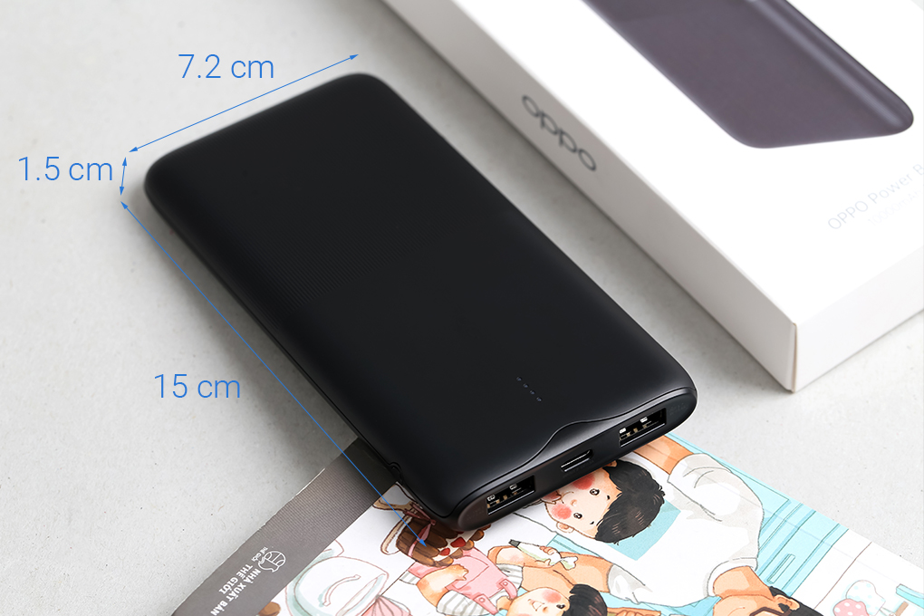Pin sạc dự phòng Polymer 10.000 mAh Type C PD QC3.0 18W OPPO PBT02 - 18